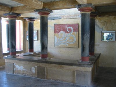 Palast von Knossos - von innen